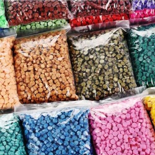 500g/lot Cheap Seal Wax Birthday Christmas Happy New Year Gift Wedding Invitation Decoration Arts Diy Crafts Scrapbooking