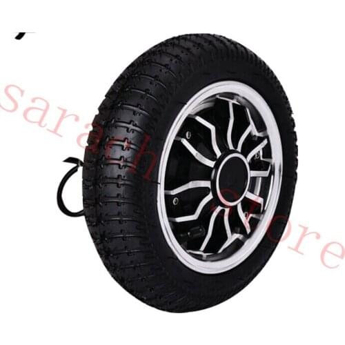 9 inch 500W 24V singal shaft electric skateboard hub motor , electric DC brushless non-gear hub motor