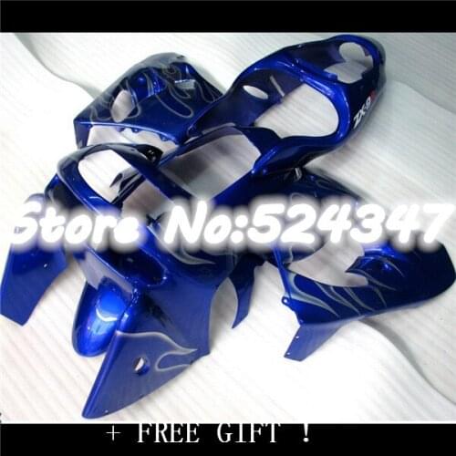 B ALL Gloss blue For KAWASAKI NINJA ZX9R 98-99 98 99 ZX-9R Body ZX 9R 9 R ZX9 R 98 99 1998 1999 ALL Blue Fairing