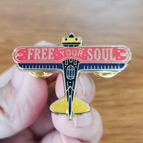 Free Your Soul Enamel Pin