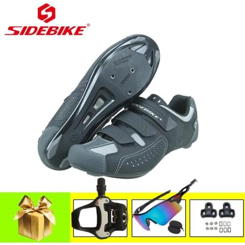 SIDEBIKE Road Cycling Shoes for Women Men Outdoor Professional Racing Road Spd-SL Pedal Bicycle Sneaker Athletic Road Biek Shoes