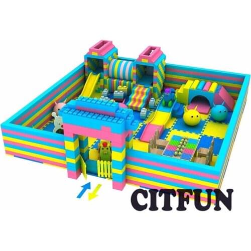 Exported to Euro customize High quality Indoor playground Kids large EPP Foam building block playground