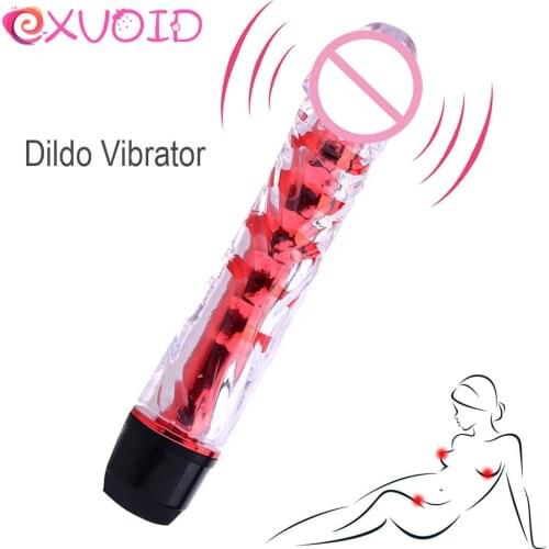 EXVOID Multi-Speed G-Spot Massager Dildo Vibrator Adult Products Realistic Penis Sex Toys for women Female Masturbator Powerful