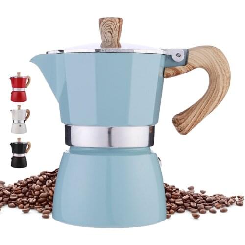 Espresso Maker for Great Flavored Strong Espresso Classic Italian Style Makes Delicious Coffee Easy to Operate&Quick Cleanup Pot