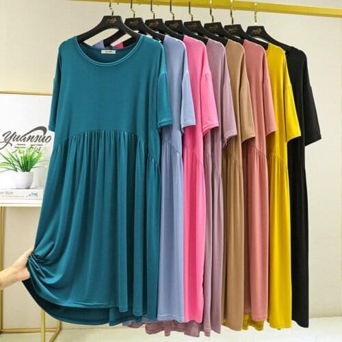 KPaCotAkoWka Summer Dresses With Sleeves