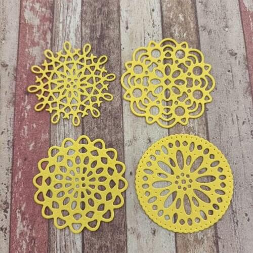 Circle Lace Metal Cutting Dies Stencil DIY Scrapbook Album Paper Card Template