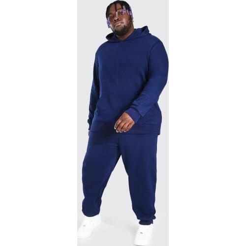 Male Navy Blue Tracksuit Set 2XL