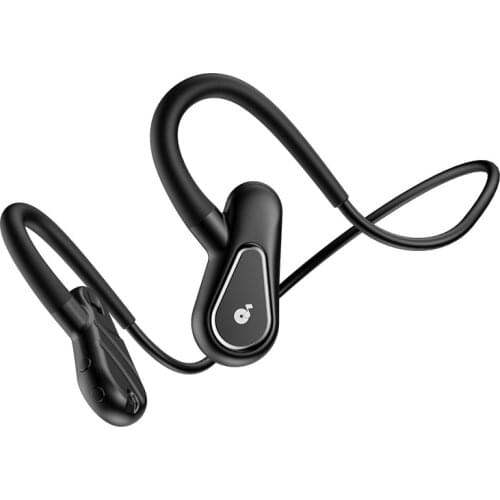 True Bone Conduction Headphone IP54 Waterproof Ear Hook Wireless Headphone Long Standby Light Sport Hands-free Earphone With Mic