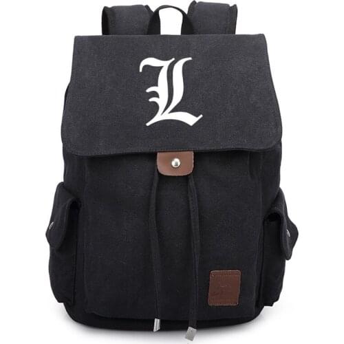 Death Note Canvas Student School Shoulder Bag Cosplay Backpack Teenager Travel Rucksack Gift