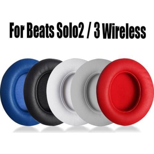 Foam Earpads For Beats Solo 2 3 Wireless Headset Ultra-soft Case Cover Bluetooth Earphone Replacement Soft Cushion Accessorie
