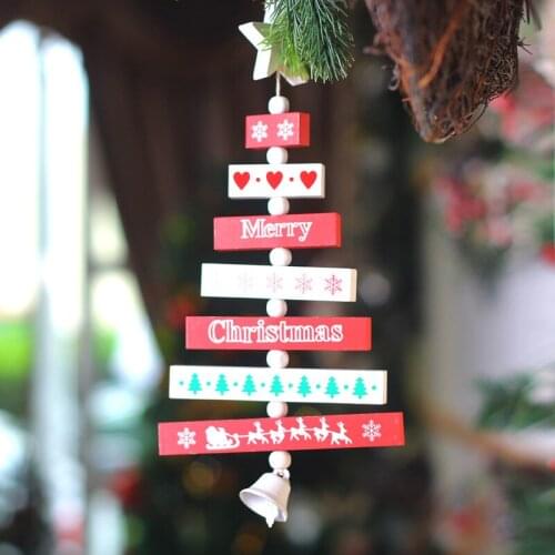 Christmas Wooden Gift Ornaments European style home Ornaments Christmas Tree Decorations