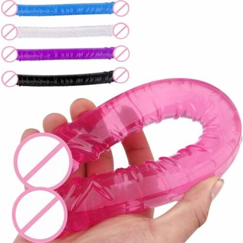 Sex toys anal stimulator vaginal dilators double heads dildo gay Erotic products Artificial penises tail plug for adult 18 women