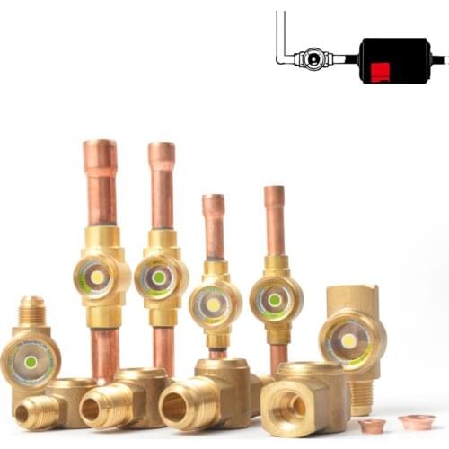 Sight glass, central air-conditioning refrigeration equipment, refrigerant sight glass refrigeration accessories