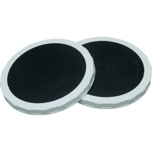 Two Pieces 215 260 300 Fine Bubble Air Disc Diffuser Micro QM Rubber Bubble Air Aeration Aerator For Fish Pond Farming