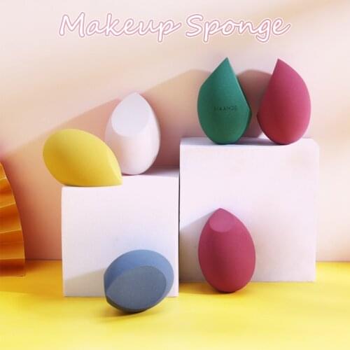 2pcs Heart Shape Makeup Sponge Pro Cosmetic Puff For Foundation Concealer Cream Make Up Soft with Storage Box Gift