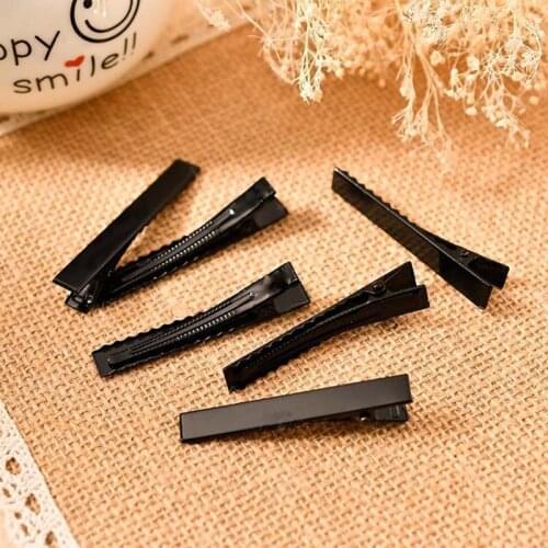20pcs/lot 3.2/3.5/4.5/5.5/6.5/7.5cm Black Hair Pins Clips Wedding Hair Jewelry for DIY Jewelry Making Findings & Components
