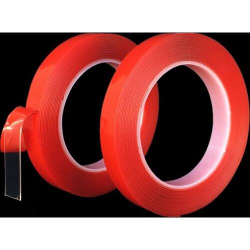 Double-sided Length 3M Width 5/8/10/15/15/20MM Strong Clear Transparent Acrylic Foam Adhesive Tapedouble Sided Adhesive Tape