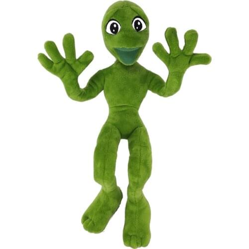 42cm Green Dancing Alien Plushie Toy Cartoon Frog Stuffed Dame Tu Cosita Martian Man Horror Doll New Year Birthday Gift for Kids