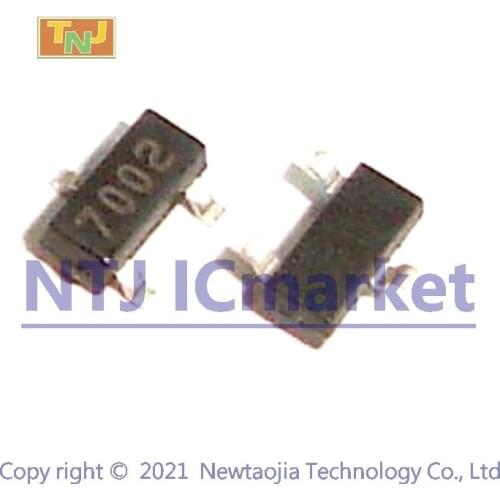 500 PCS 2N7002LT1G SOT-23 2N7002 702 N-channel Trench MOSFET