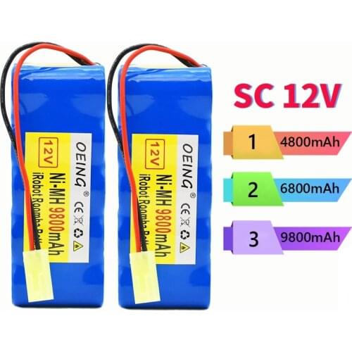 SC 9800mAh for Rowenta 12V battery pack RH5488 RH846301 RH846901 RS-Rh5205 vacuum cleaner Sweeper Robotics