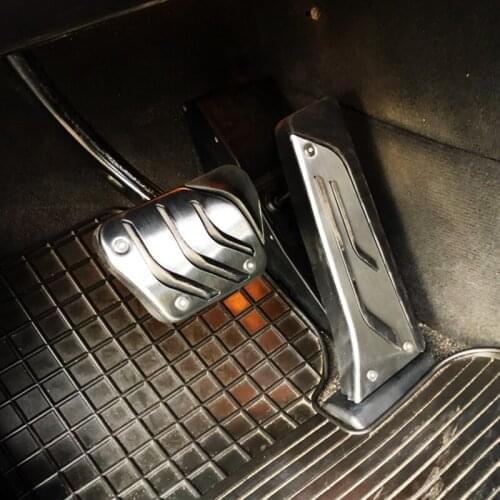 Car Pedals Kit for BMW X5 X6 F15 F16 E70 E71 E72 2008 - 2018 AT Accelerator Gas Brake Footrest Pedal Cover LHD Stainless Steel
