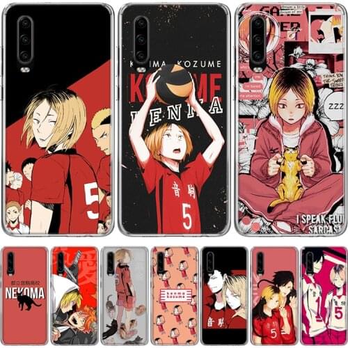 Kozume Kenma Haikyuu Anime Cover Phone Case for Huawei P40 P30 P20 Mate 30 20 10 Pro P10 Lite P Smart Z + 2019 Coque Shell Capa