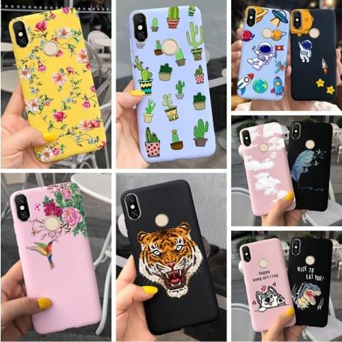 Cactus Case For Xiaomi Redmi S2 Back Cover For Redmi Y2 TPU Colorful Painted Bags For Xiomi RedmiS2 Y2 S 2 Silicone Fundas 5.99"