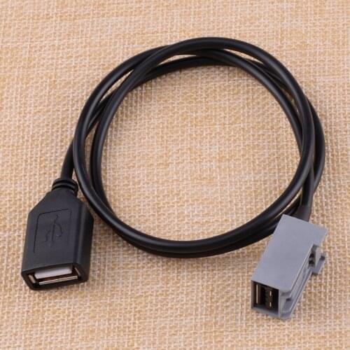 CITALL Car Auto USB Female Cable Adaptor AUX Port Fit For Honda Civic Jazz CR-V Accord Odyssey 2009 2010 2011 2012 2013