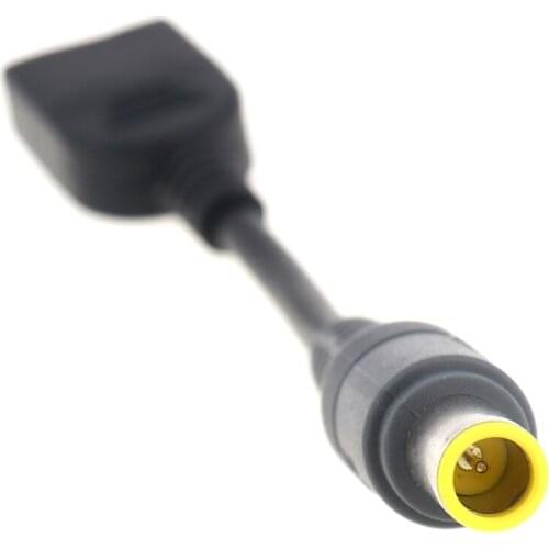DC Square USB Plug Female To 7.9x5.5mm Male Power Adapter Converter Connector Cable Cord for Lenovo Thinkpad Charger Adapter