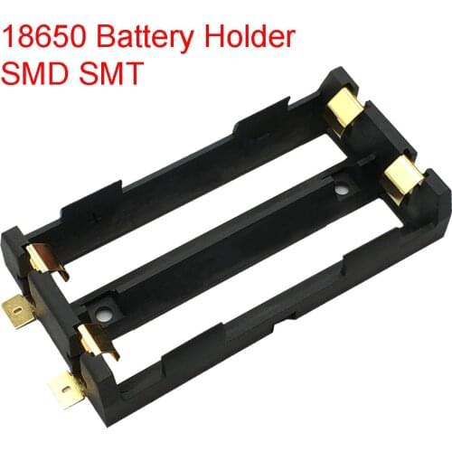 2 X 18650 Battery Holder SMD SMT High Quality Battery Box With Bronze Pins