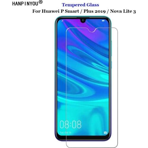 For Huawei P Smart / Plus 2019 Tempered Glass 9H 2.5D Premium Screen Protector Film For Huawei Nova Lite 3 Lite3 6.21"