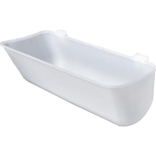 Dorakitten 1pc Parrot Food Feeder Plastic Bird Cage Cup Parrot Feeding Cage Cup Hanging Cup Pet Feeding Supplies Random Color