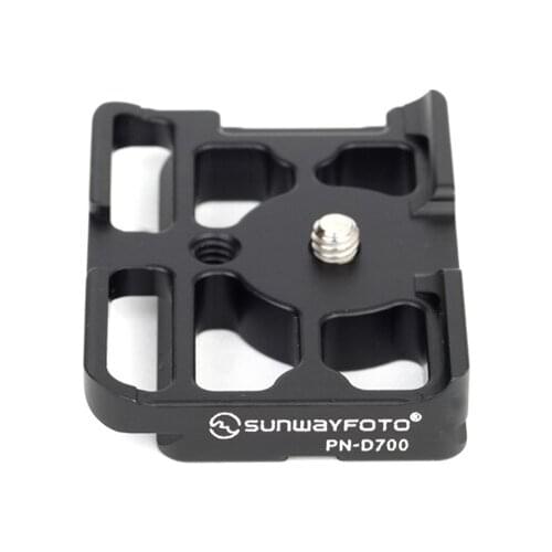 SUNWAYFOTO PN-D700 Tripod Head Quick Release Plate For Nikon D700 Tripod Head Plate Specific Aluminum Quick Release Plate