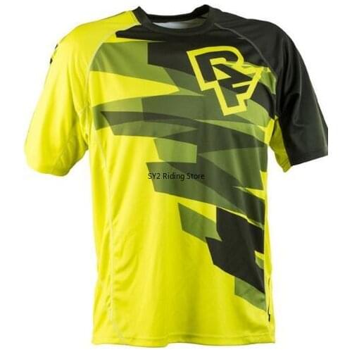MTB Jersey off road Jersey de manga corta velocidad entrega cuesta abajo Ciclismo mtb alfombrilla s bicicleta DH MTB