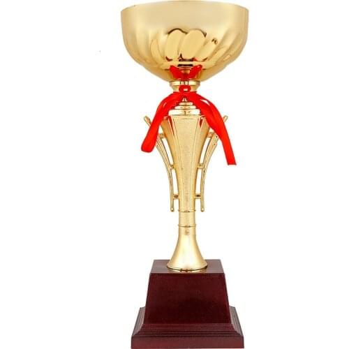 Customized Top Trophy Cup Golden Trophy Award Craft For Competition Sports Game Winner Souvenir Cup Trophy Award Trofeos