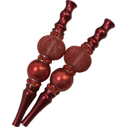 Red Jewelry Shisha Hookah Mouthpiece Handmade Chicha Filter Tip Detachable Tips Smoking Accessories