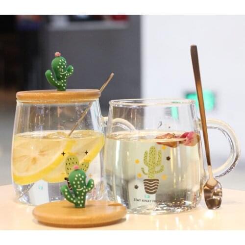 Creative Milk Glass Cup Coffee Mug Wine Beer Tea Drinking Whiskey Water Kawaii Bottle Glass Cup Home Kubek Drinkware DF50BL