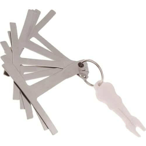 10 Pieces Guitar Fingerboard Gauge Ruler, Pin Puller Luthier Tools Standard Width for Guitar Bass