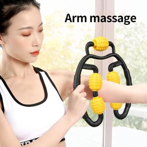 Yoga Massage Roller Trigger Point Massage Rollers for Arm Leg Neck Muscle Tissue for Fitness Gym Pilates Sports Accessory X657B