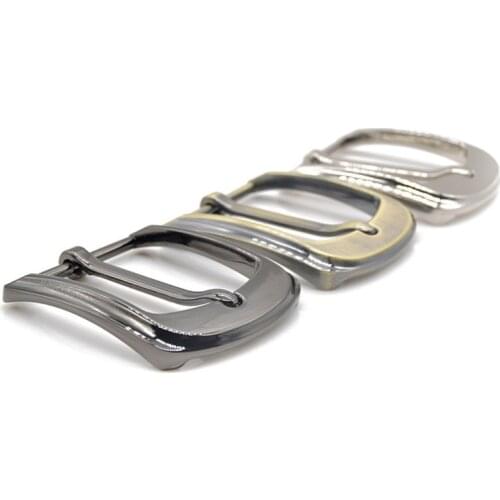 1Pcs Metal Belt Buckle Unisex Solid Color Belt Head All-match Pin Buckle Women Men Replaceable Belt Head 40mm Laser Pin Buckle