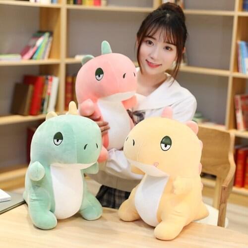 30cm Kawaii sleepy Dinosaur Plush Stuffed Animals Soft peluche dinosaurio Toys for Girls Birthday Gifts Kids Toy