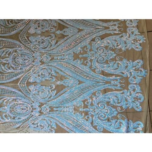 Multicolour America Sequin Fabric For Evening Dress Lace Material 130cm Width Glitter Tissus Dry Lace Fabric Grey Sequin Fabric