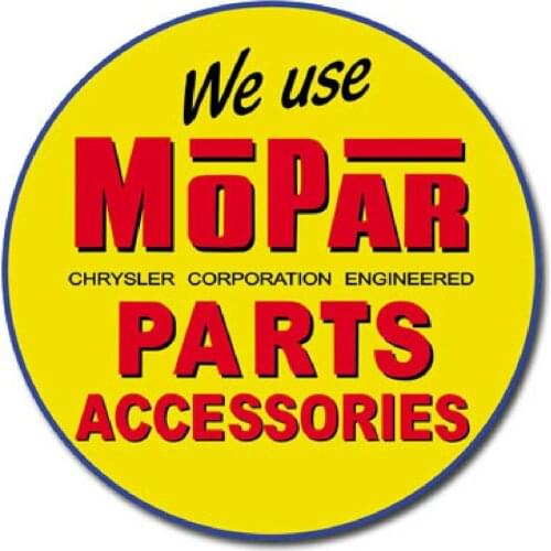 Mopar Parts And Accessories Classic Retro Tin Metal Sign 12" x 12"