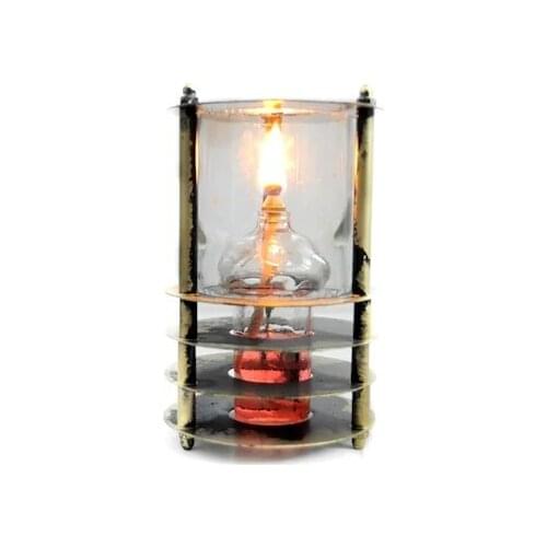 Table Top Lighting Ribbed Oil Lamp Gas lamp