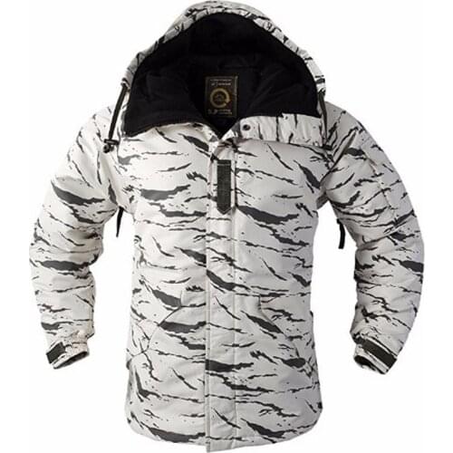 New Premium "SouthPlay" Winter Season Waterproof 10,000mm Warming Ski & Snowboard White Sand Camoflage Jackets