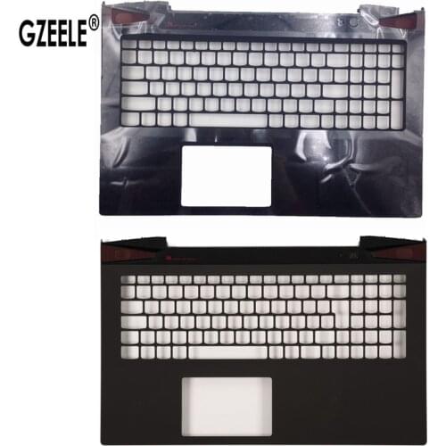 GZEELE NEW For Lenovo Y50 Y50-70 Y50-80 Palmrest Upper Cover Keyboard Bezel C Shell AP14R000A00 US
