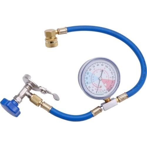 R134A Air Conditioning Recharge Measuring Hose Gauge Valve Refrigerant Pipe Auto Car Air-conditioning Accessories