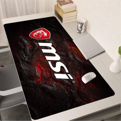 MSI Red Dragon Rubber Mouse Pad Large Size PC Gamer Computer Durable Mousepad Keyboard Desk Mat Gaming Accessories CSGO Mausepad