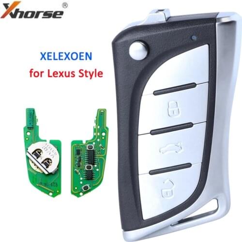 XHORSE Key XELEX0EN XELEXOEN VVDI Super Remote Key for Lexus Support ID 4D/4E/4C/8C/8A/48/8E Super Chip With XT27A Super Chip