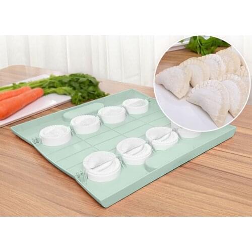 Dumpling Maker 8 Dumpling Slots Household Handmade Dumpling Making Tool Food Grade PP Material For Home Dumpling Making